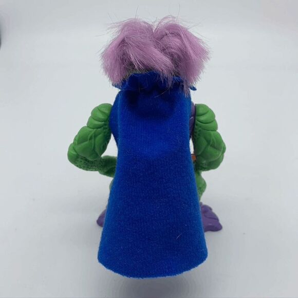 Ace 1992 Stone Protectors Zok The Evil Leader Troll 5" Action Figure W/ Cape - Picture 6 of 7